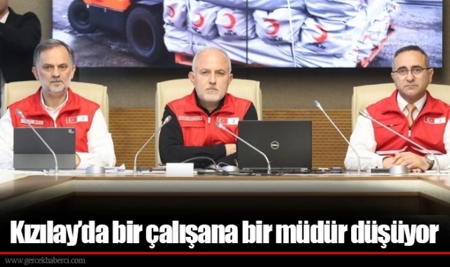 Kızılay’da bir çalışana bir müdür düşüyor