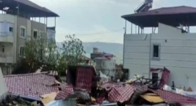 Kahramanmaraş'ta etkili olan hortum nedeniyle 1 kişi öldü, 34 kişi yaralandı
