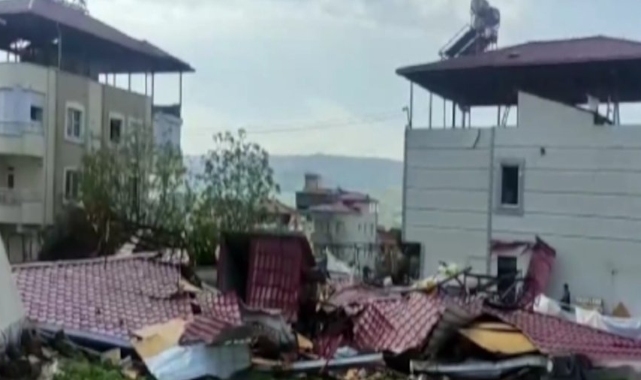 Kahramanmaraş'ta etkili olan hortum nedeniyle 1 kişi öldü, 34 kişi yaralandı