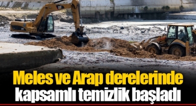 Meles ve Arap derelerinde kapsamlı temizlik başladı