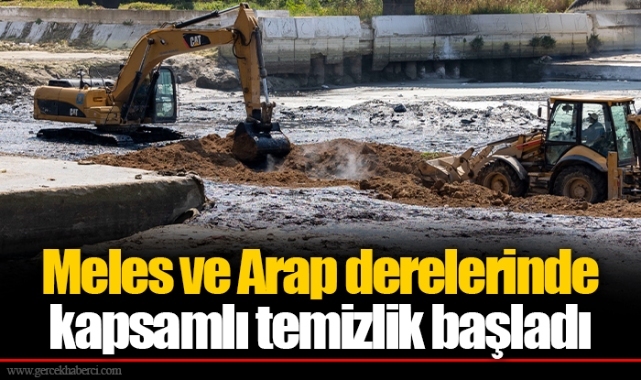 Meles ve Arap derelerinde kapsamlı temizlik başladı