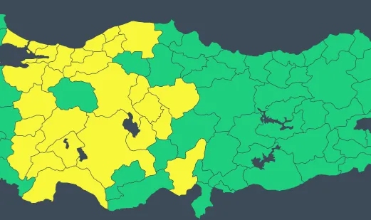 Meteoroloji’den 27 il için sarı kodlu uyarı