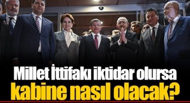 Millet İttifakı iktidar olursa kabine nasıl olacak?
