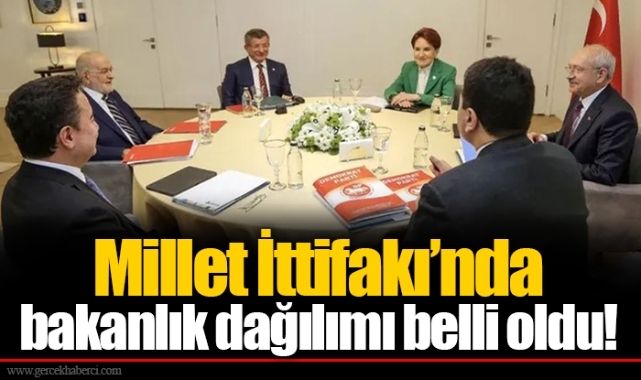 Millet İttifakı’nda bakanlık dağılımı belli oldu!