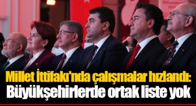 Millet İttifakı'nda çalışmalar hızlandı: Büyükşehirlerde ortak liste yok