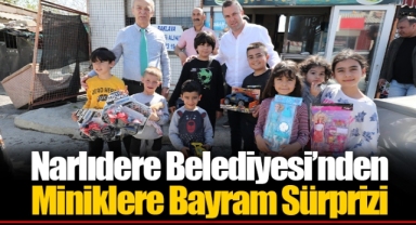 Narlıdere Belediyesi’nden Miniklere Bayram Sürprizi