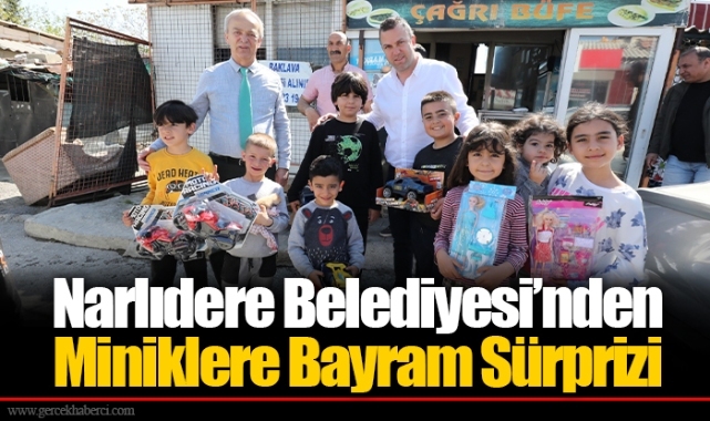 Narlıdere Belediyesi’nden Miniklere Bayram Sürprizi