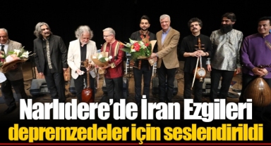 Narlıdere’de İran Ezgileri depremzedeler için seslendirildi
