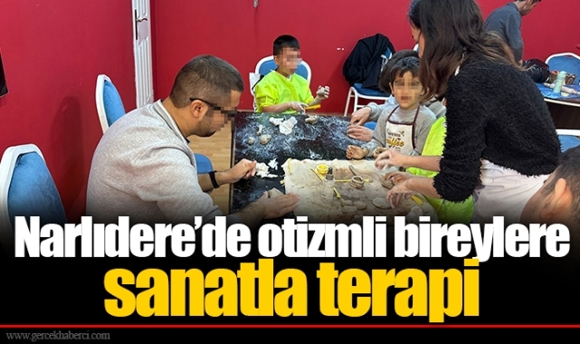 Narlıdere’de otizmli bireylere sanatla terapi