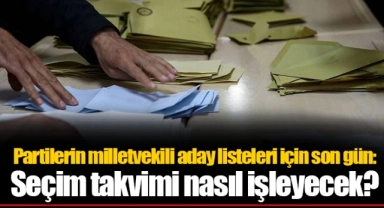 Partilerin milletvekili aday listeleri için son gün: Seçim takvimi nasıl işleyecek?