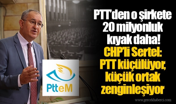 PTT’den o şirkete 20 milyonluk kıyak daha!