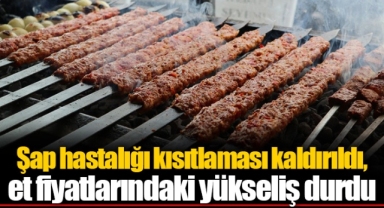 Şap hastalığı kısıtlaması kaldırıldı, et fiyatlarındaki yükseliş durdu