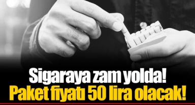 Sigaraya zam yolda! Paket fiyatı 50 lira olacak!