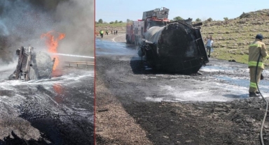 Şırnak'ta ham petrol yüklü TIR kamyonet ile çapıştı: 2 kişi hayatını kaybetti