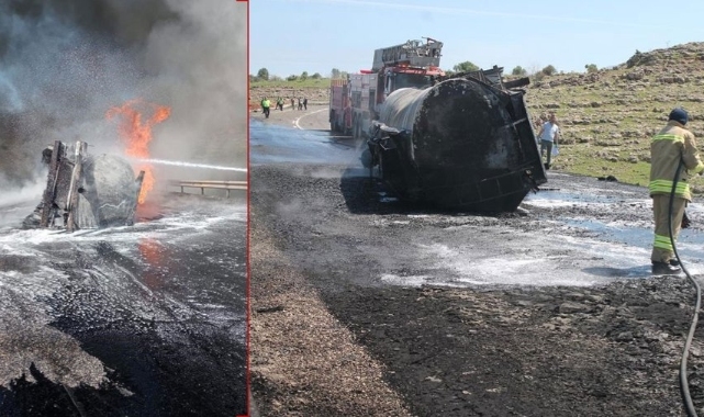 Şırnak'ta ham petrol yüklü TIR kamyonet ile çapıştı: 2 kişi hayatını kaybetti