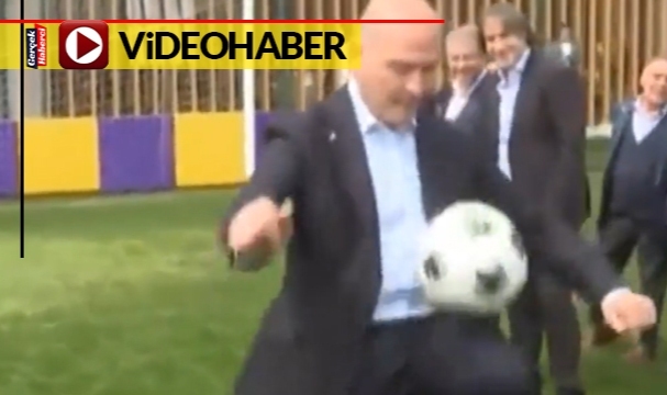 Süleyman Soylu&#039;nun bel rahatsızlığı geçti, futbol oynadı