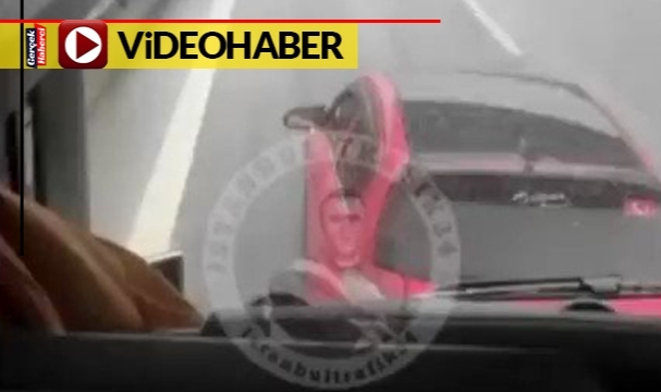 Trafik canavarı, otobüse kasten kaza yaptırdı