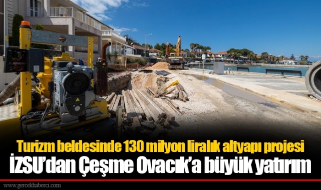 Turizm beldesinde 130 milyon liralık altyapı projesi