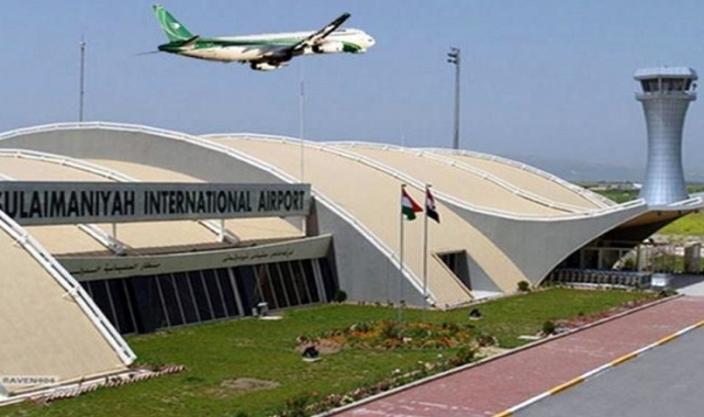 Türk hava sahası, Süleymaniye Uluslararası Havalimanı’nı kullanacak uçaklara kapatıldı