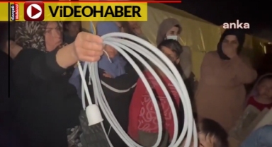 Vali elektrik olmayan çadıra priz dağıttı