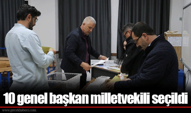 10 genel başkan milletvekili seçildi