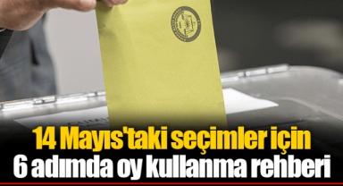 14 Mayıs'taki seçimler için 6 adımda oy kullanma rehberi