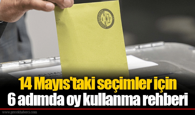 14 Mayıs'taki seçimler için 6 adımda oy kullanma rehberi