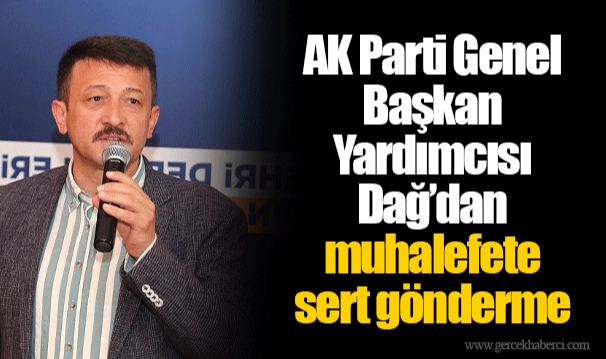 AK Parti Genel Başkan Yardımcısı Dağ’dan muhalefete sert gönderme