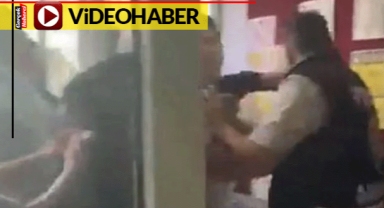 AK Partililer Sandık Başında Polisi Yumrukladı