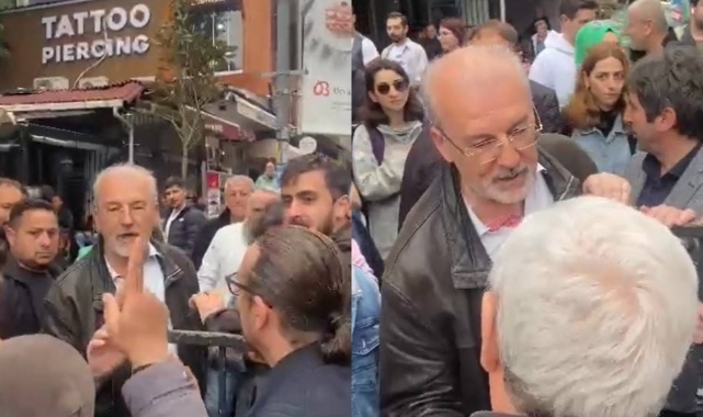 AK Parti'den milletvekili olan Hulki Cevizoğlu'na Kadıköy'de protesto