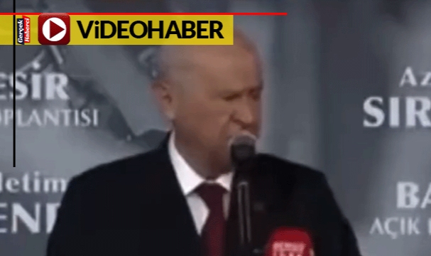 Bahçeli bir şiir okudu sosyal medyada viral oldu