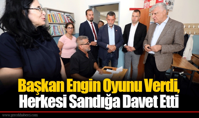 Başkan Engin Oyunu Verdi, Herkesi Sandığa Davet Etti