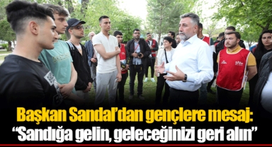 Başkan Sandal'dan gençlere mesaj: