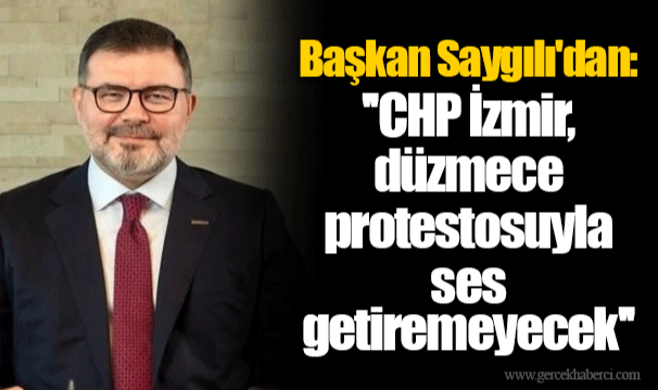 Başkan Saygılı'dan CHP İzmir'e 'Siyah Çelenk' yanıtı: ''CHP İzmir, düzmece protestosuyla ses getiremeyecek''