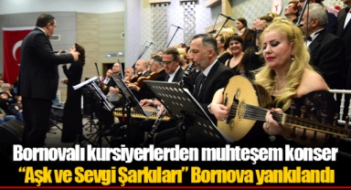 Bornovalı kursiyerlerden muhteşem konser