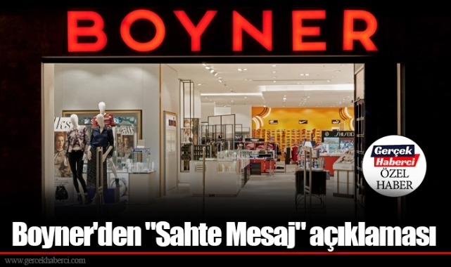 Boyner'den "Sahte Mesaj" açıklaması