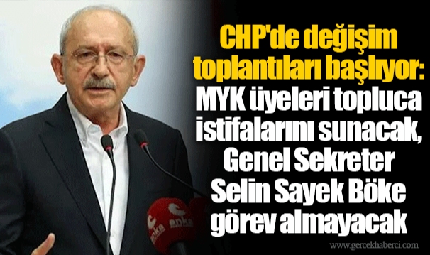 CHP'de değişim toplantıları başlıyor: MYK üyeleri topluca istifalarını sunacak, Genel Sekreter Selin Sayek Böke görev almayacak