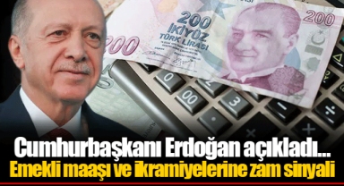 Cumhurbaşkanı Erdoğan açıkladı... Emekli maaşı ve ikramiyelerine zam sinyali