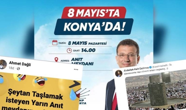 Ekrem İmamoğlu'nun Konya mitingini hedef gösteren iki Kızılay yöneticisi görevinden alındı