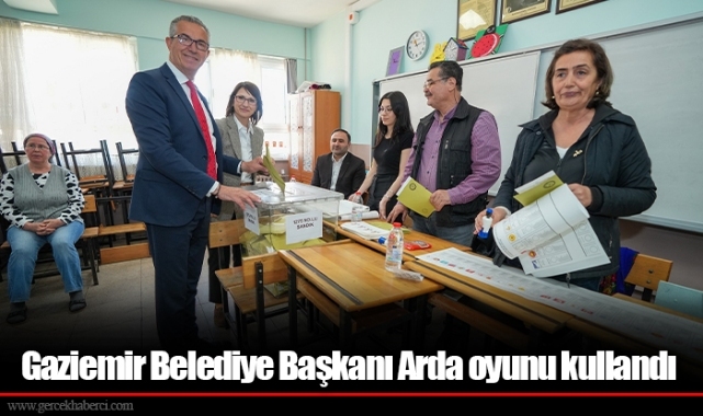 Gaziemir Belediye Başkanı​​​​​​​ Arda oyunu kullandı