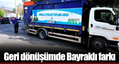 Geri dönüşümde Bayraklı farkı