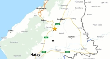 Hatay'da 4,7 büyüklüğünde deprem