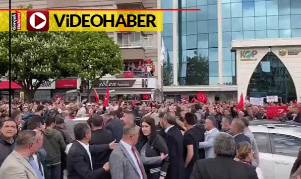 İmamoğlu'nun Konya mitinginde provokasyon girişimi... İmamoğlu polise seslendi: Orayı provoke eden arkadaşı götürün lütfen