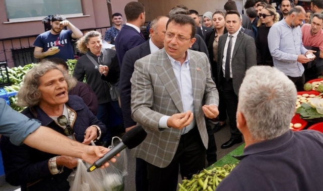 İmamoğlu pazarda 5 liraya 5 tane erik alan yurttaş ile diyaloğunu paylaştı, Erdoğan'a göndermede bulundu: Montaj değil gerçek