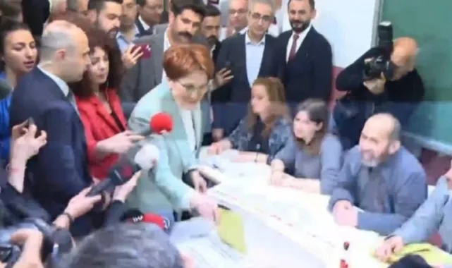 Akşener oy kullanan ilk lider oldu: 'Hepimiz sonuçlara saygı göstereceğiz'