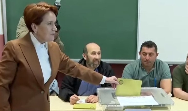 İYİ Parti lideri Akşener oyunu kullandı