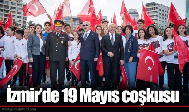 İzmir’de 19 Mayıs coşkusu
