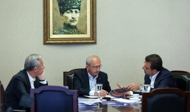 Kılıçdaroğlu, İmamoğlu ve Yavaş arasında seçim toplantısı