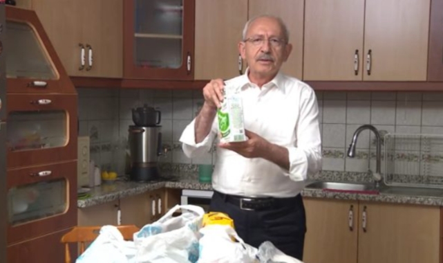Kılıçdaroğlu mutfaktan seslendi: Biz gelelim ki süt yıl sonuna kadar 50 lira olmasın