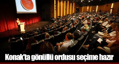 Konak’ta gönüllü ordusu seçime hazır